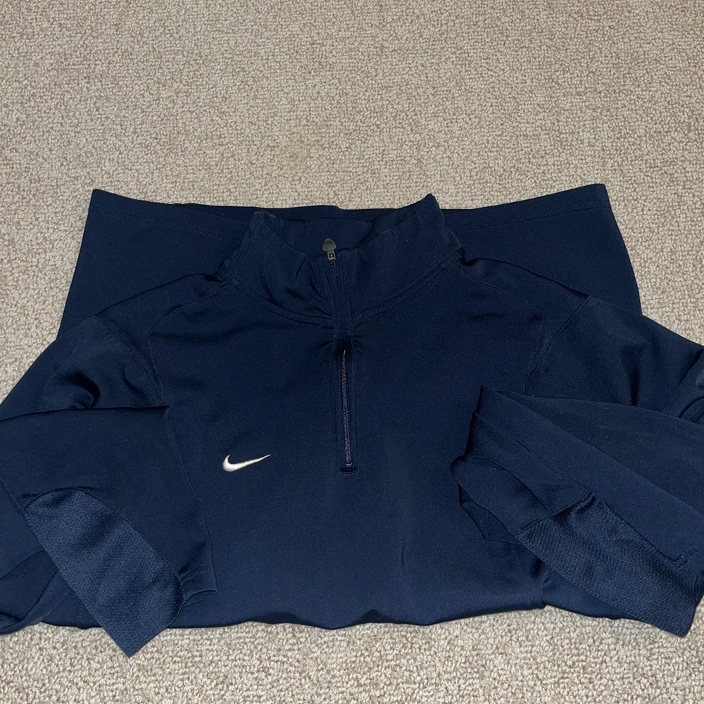 Nike Team Dri-FIT Navy Pullover